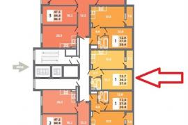 1-к квартира, 37.6 м², 10/19 эт.