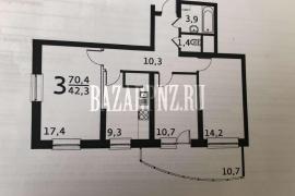 Продам 3 к.кв. по ул. Антонова, 5е ЖК ""Сурская Ривьера