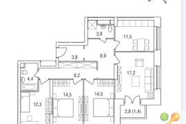 4-к квартира, 103 м², 16/36 эт.